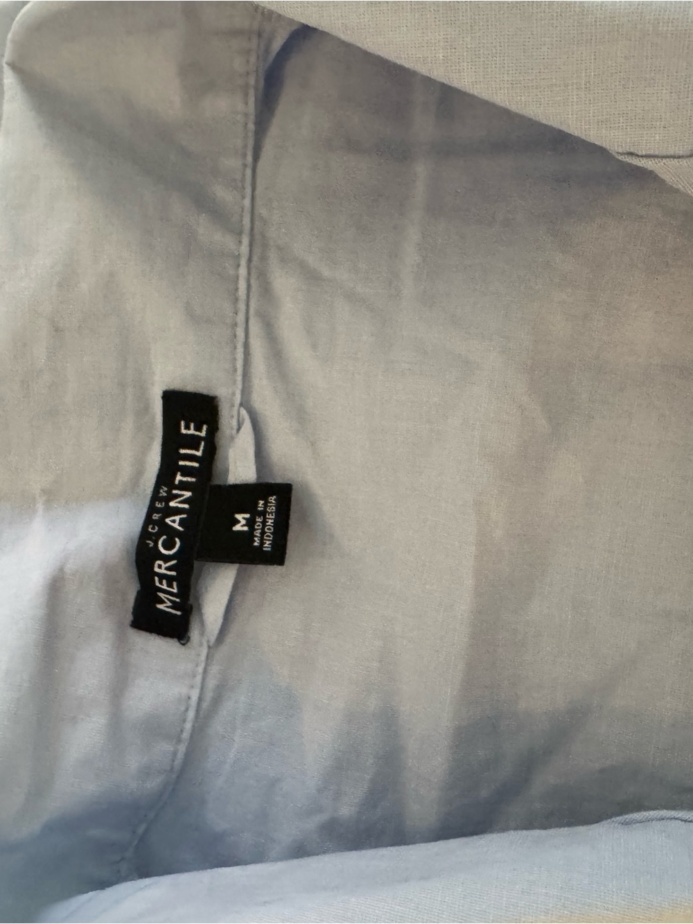 JCrew Light Blue with Navy Piping Menswear style shirt and pants pajamas - Picture 2 of 8